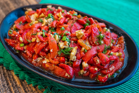 Ekşili Közlenmiş Kırmızı Biber (250gr) | 100,00